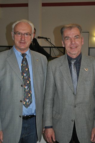 Neuer LV-Ehrenmeister Wilhelm Rohlfing (rechts)